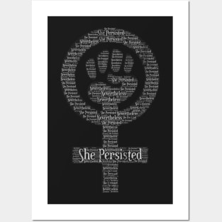 Nevertheless She Persisted Feminism Posters and Art